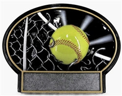 Burst Thru Resin Series - Spotlite Softball Large