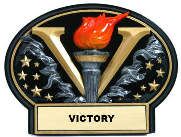 Burst Thru  Resin Series - Victory Torch  Large