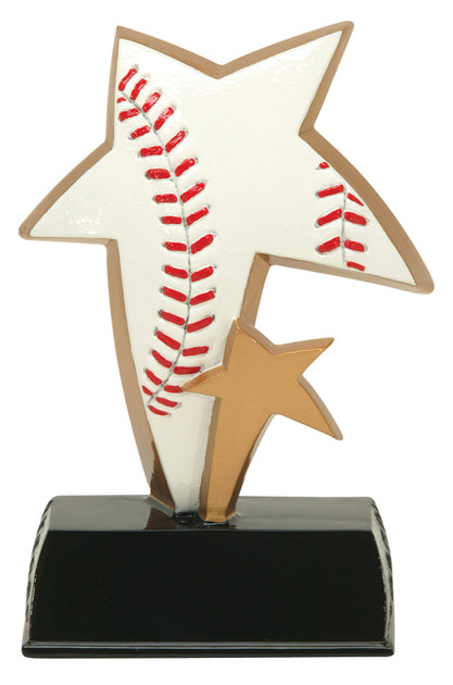 Colored Star Resin - Baseball