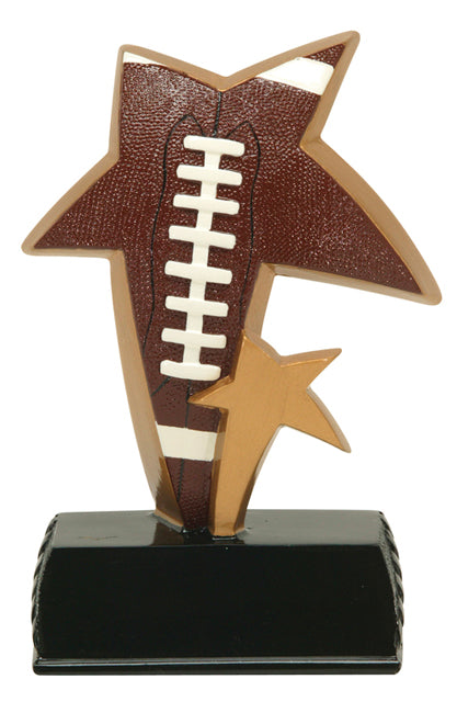 Colored Star Resin - Football