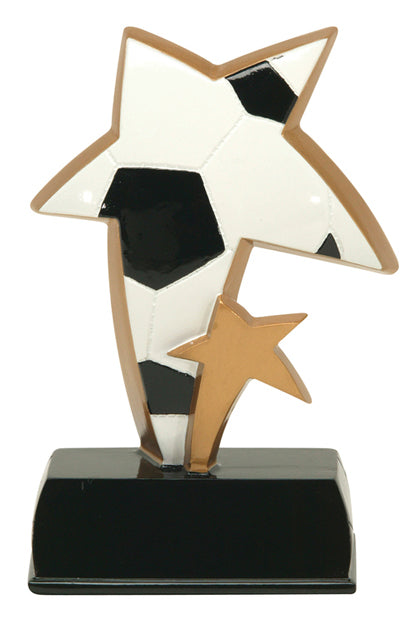 Colored Star Resin - Soccer