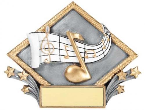 Rope Diamon Resin Plate - 6" Music