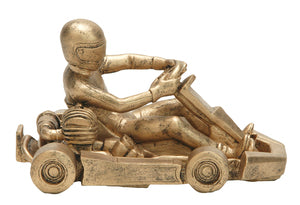 Resin Figures Trophy - Gold Go-Kart