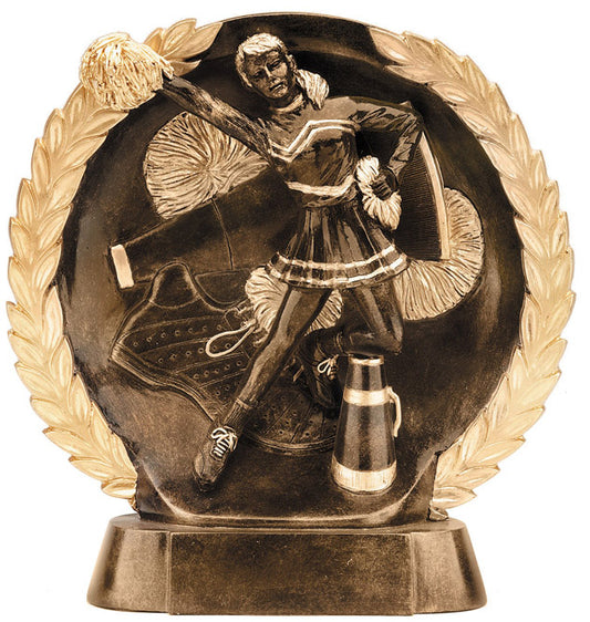 High Relief Resin - Cheerleader