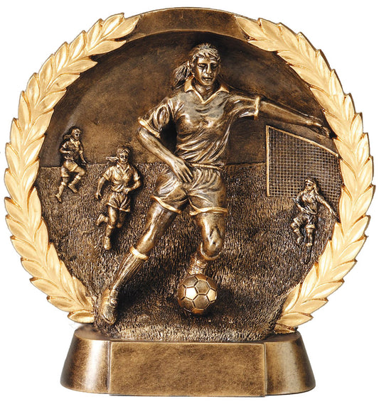 High Relief Resin - Soccer Female