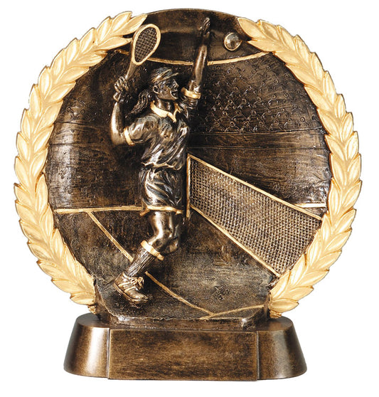 High Relief Resin - Tennis Female