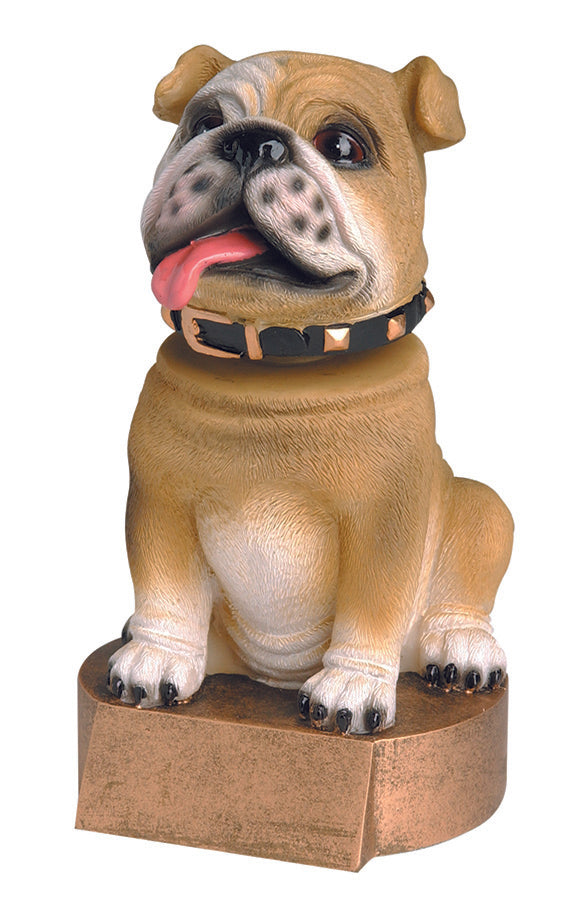 Mascot Bobble Heads - Brown Bulldog