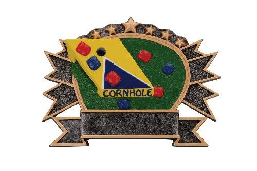 Sport Plate Resin Series - Cornhole