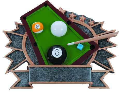 Sport Plate Resin Series - Billiards