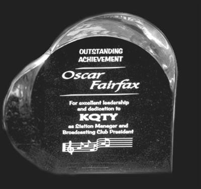 Heart Freestanding Acrylic Award - X-Large Clear