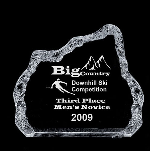 Iceberg Acrylic Award - Large Clear