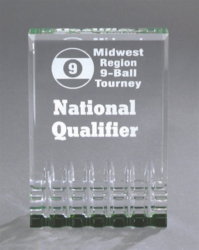 Mirage Acrylic Award - Small Green