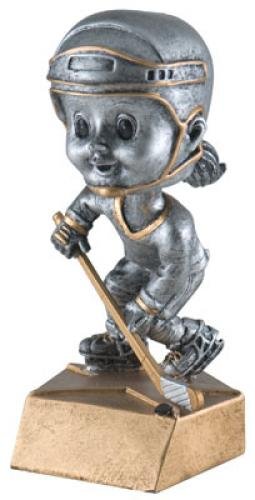 Hockey Female Trophy - Bobblehead Award Figure