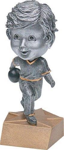 Bowling Male Trophy - Bobblehead Award Figure