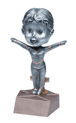 Male Gymnast Bobblehead Trophy Figure