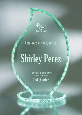 Crystal Pearl-edge Flame - Jade