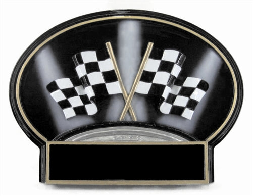 Cross Flags Race Car Award
