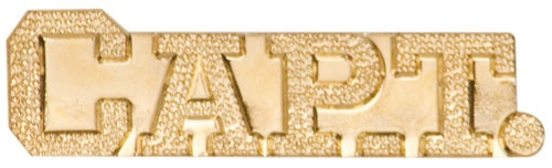 CAPTAIN CHENILLE PINS