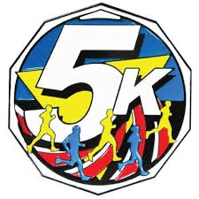 5k Medal - Decagon Color