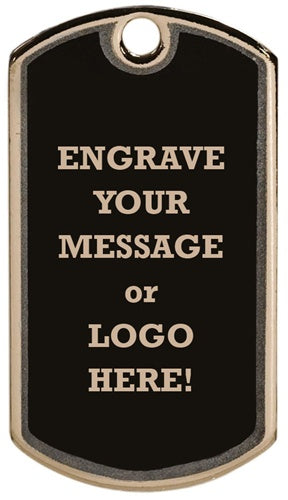 BLACK STAR SERIES -BLANK DOGTAG