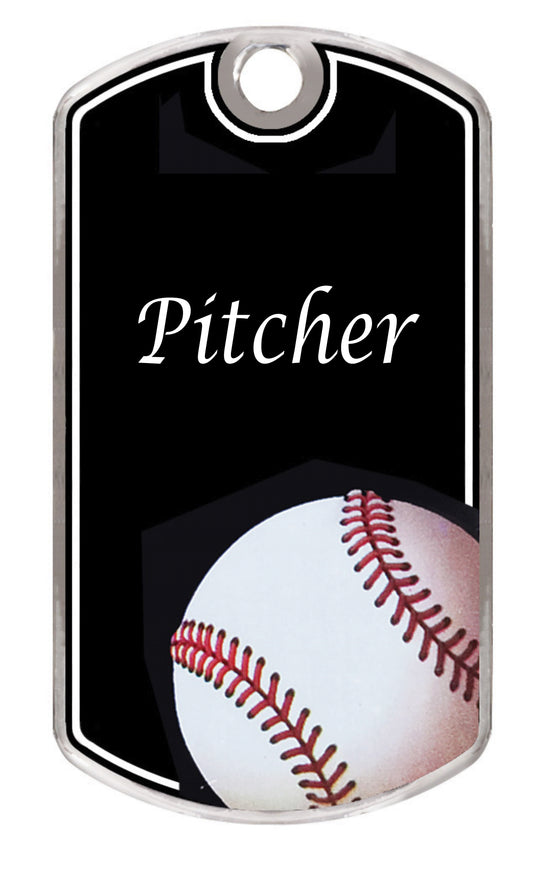 BLACK BEAUTY BASEBALL- DOGTAG