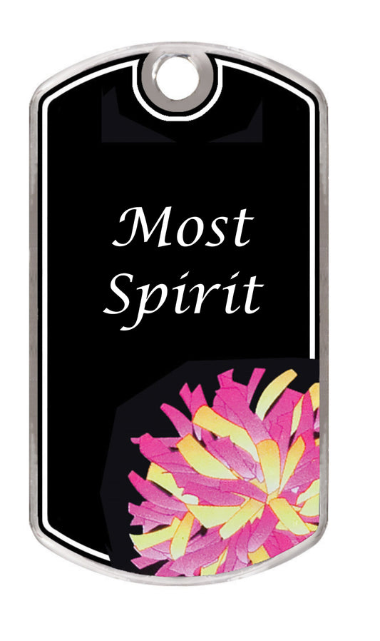 BLACK BEAUTY -CHEERLEADING DOGTAG