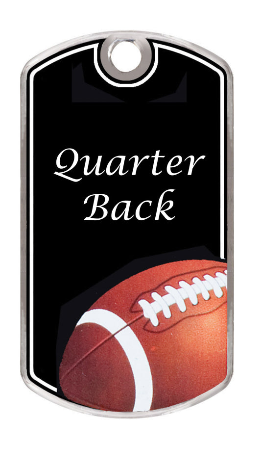 BLACK BEAUTY -FOOTBALL DOGTAG