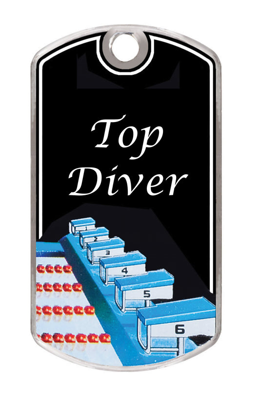 BLACK BEAUTY -SWIMMING DOGTAG