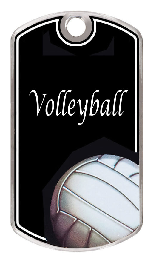 BLACK BEAUTY -VOLLEYBALL DOGTAG