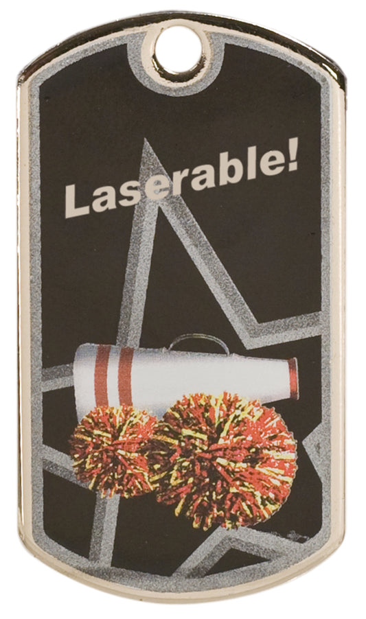 BLACK STAR SERIES -CHEERLEADING DOGTAG