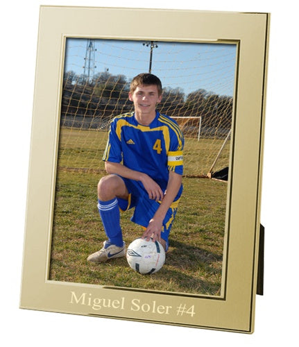 Two-Tone 5x7 Photo Frame - Gold