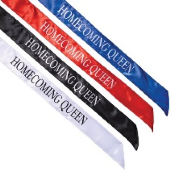 Homecoming Sashes