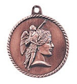 High Relief Medal - Achievement Bronze