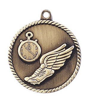 High Relief Medal - Track Gold