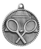 High Relief Medal - Tennis Silver