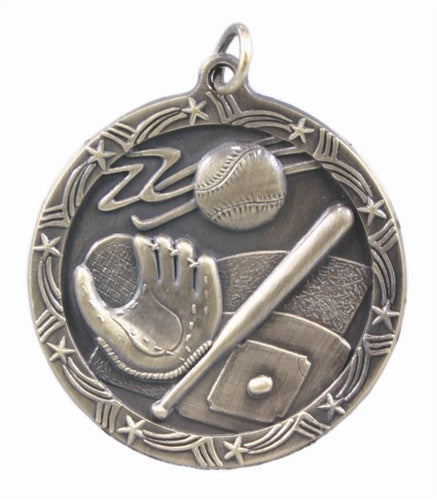 Shooting Star Medal - Baseball Gold