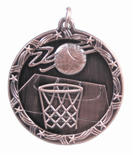 Shooting Star Medal - Basketball Bronze