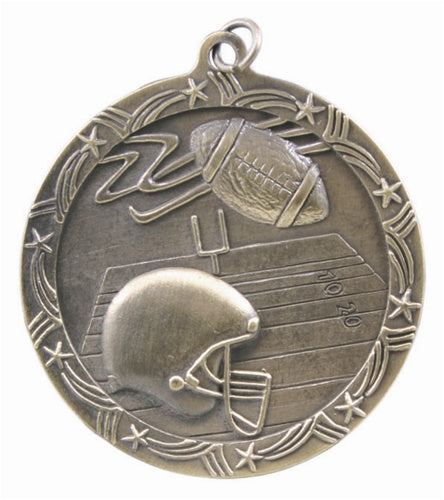 Shooting Star Medal - Football Gold