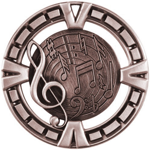 V-Line Medal - Bronze Music