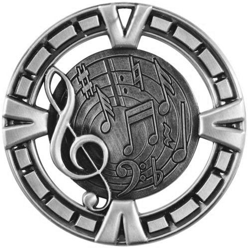 V-Line Medal - Silver Music