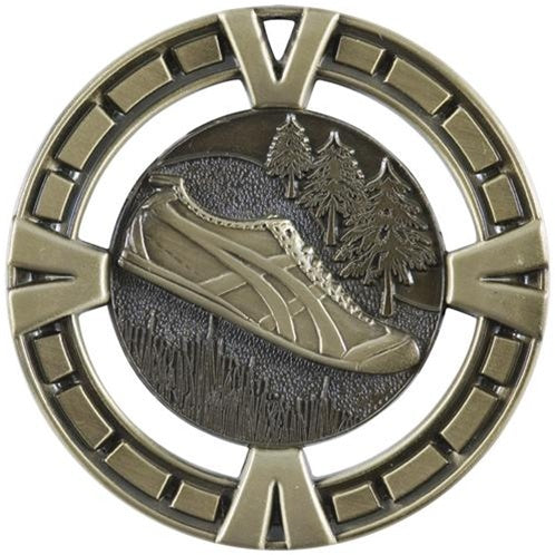 V-Line Medal - Gold Cross Country