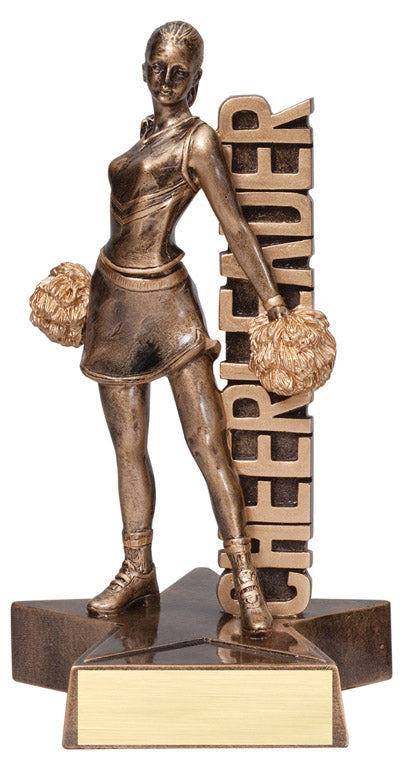 Cheerleader Award - Billboard Resin Trophy Figure