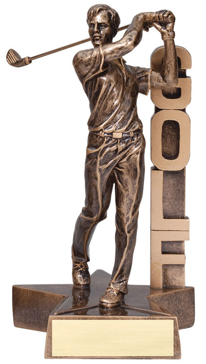 Male Golf Award - Billboard Resin Trophy