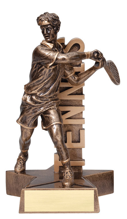Tennis Award Male - Billboard Resin Figure