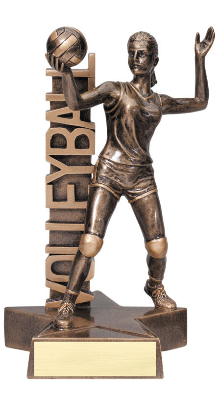 Volleyball Female Award - Billboard Resin Figure