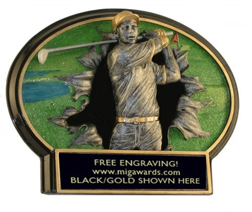 Burst Thru Resin Series- GOLF MALE SMALL