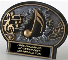 Burst Thru Resin Series - Music Small