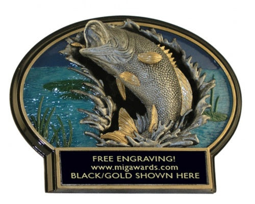 Burst Thru Resin Series-BASS FISHING LARGE