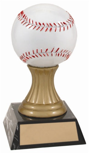 Colored Sports Resin on Stand - Baseball