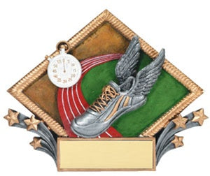 Diamond Color Plate - 6" Track Award